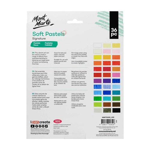 MONT MARTE SOFT PASTELS 36 Piece2